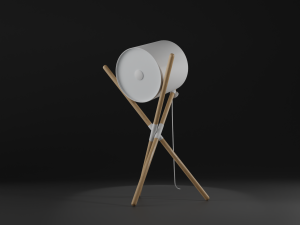 Futuristic Lamp 3D 模型