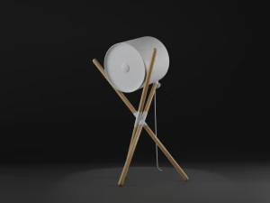 Futuristic Lamp 3D Model