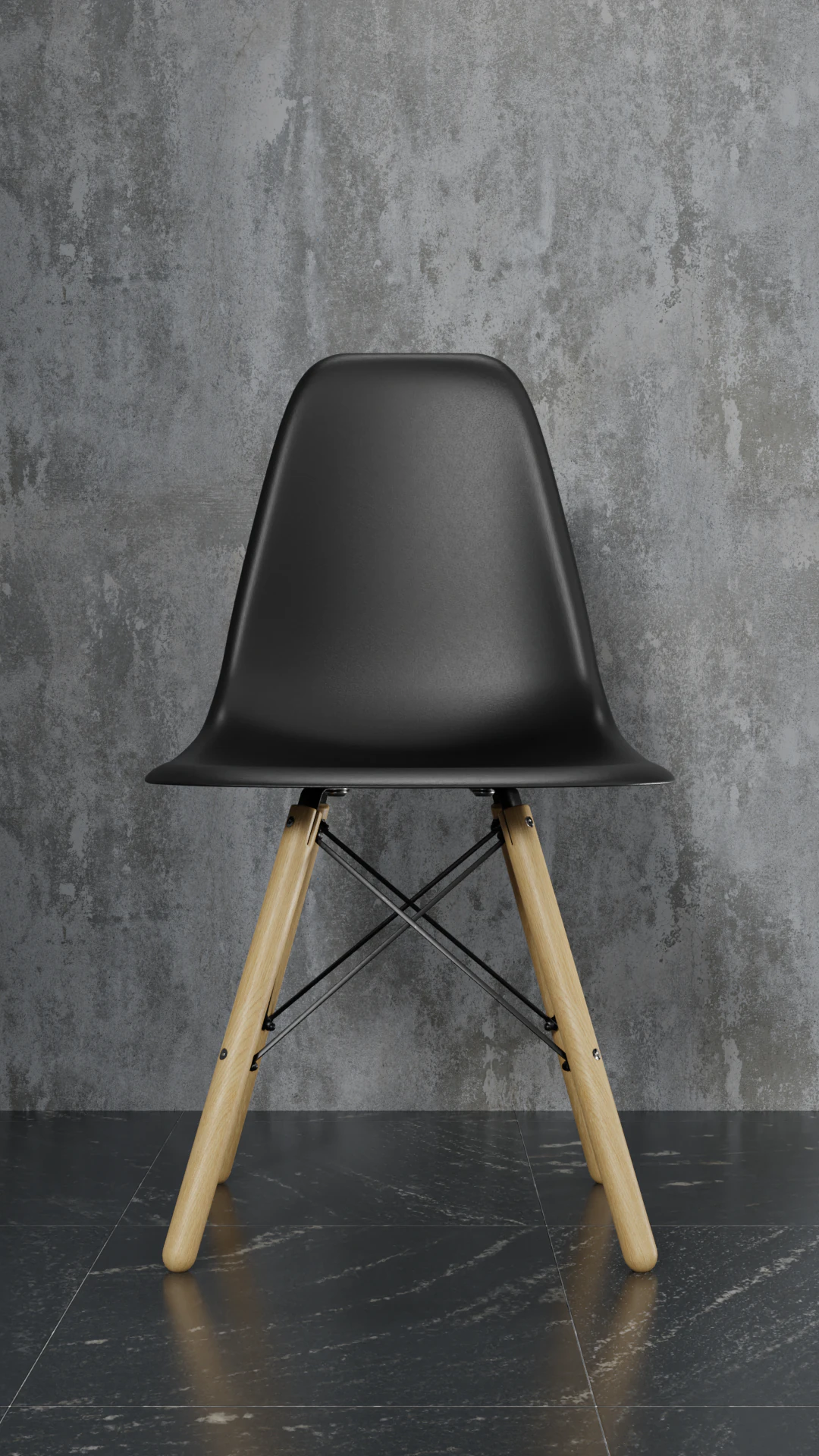 Eames chair 3D Model .c4d .max .obj .3ds .fbx .stl .blend 