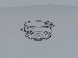 Pentola Modello 3D