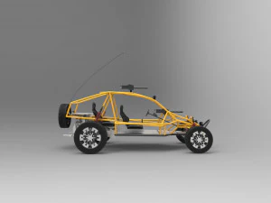 Buggy Army Model 002 3D Model