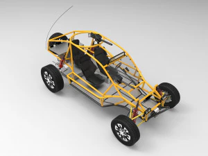 Buggy Army Model 002 3D Model
