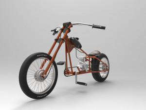 BICIMOTO CHOPPER CLASSIC Modello 3D