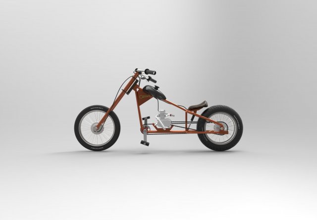 BICIMOTO CHOPPER CLASSIC 3D Model