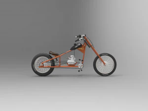 BICIMOTO CHOPPER CLASSIC 3D Model
