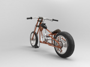 BICIMOTO CHOPPER CLASSIC Modello 3D in Concetto 3DExport