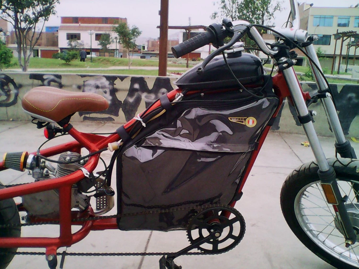Bicimoto Chopper Razor M1 A2 3D Model .c4d .max .obj .3ds .fbx .stl .blend