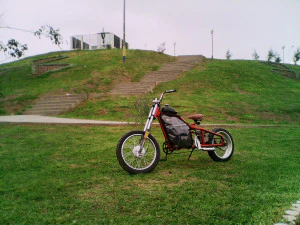 Bicimoto Chopper Razor M1 A2 3D Model
