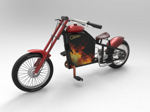 Bicimoto Chopper Razor M1 A2 Model 3D
