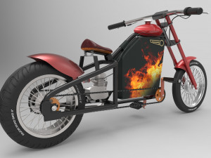 Bicimoto Chopper Razor M1 A2 Model 3D