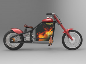 Bicimoto Chopper Razor M1 A2 Model 3D