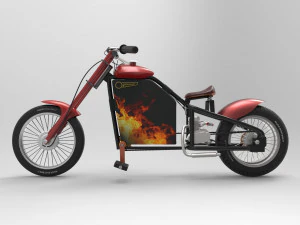 Bicimoto Chopper Razor M1 A2 3D Model