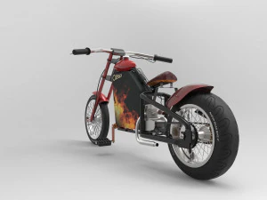 Bicimoto Chopper Razor M1 A2 3D Model