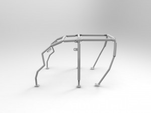 ROPS Internal Roll Bar Mitsubishi L200 Sch 40 3D Model