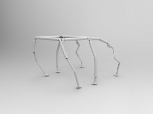 ROPS Internal Roll Bar Mitsubishi L200 Sch 40 3D Model