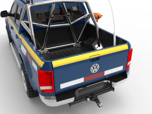 VWAMAROK2009WITHMININGEQUIPMENT ANDGROUND 3D Model