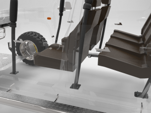 VWAMAROK2009WITHMININGEQUIPMENT ANDGROUND 3D Модель