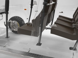 VWAMAROK2009WITHMININGEQUIPMENT ANDGROUND 3D Model