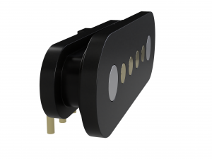 Magnetic Connector 254mm 4P Female Model 3D