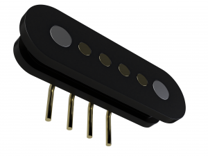 Magnetic Connector 254mm 4P Female Model 3D
