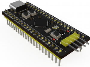 Black Pill STM32F401 3D मॉडल