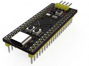 Black Pill STM32F401 3Dモデル