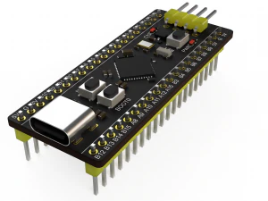 Black Pill STM32F401 3D Model