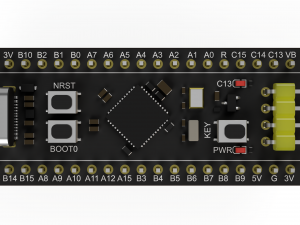 Black Pill STM32F401 3Dモデル