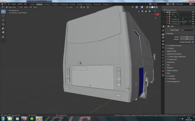 GAZ RUTA 25 3D Модель .c4d .max .obj .3ds .fbx .stl .blend 