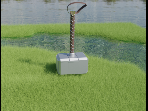 Thor hammer 3D Model