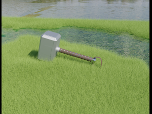 Thor hammer 3D Model