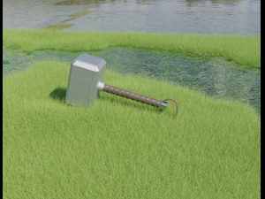 Thor hammer 3D Model