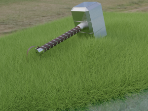 Thor hammer 3D Model