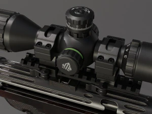 German stimpank MP-38 submachinegun 3D Model