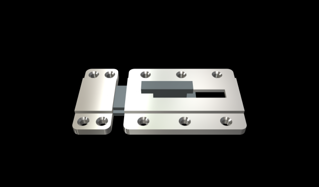 DOOR LOCK SLOT 3D Print Model .c4d .max .obj .3ds .fbx .stl .blend