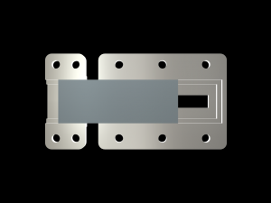DOOR LOCK SLOT 3D Print Model