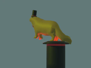 Magician cat 3D Model
