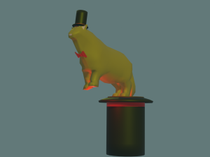 Magician cat 3D Модель