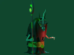 Шаман 3D Модель