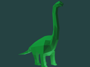 Elephant Fox Dinosaur Model 3D