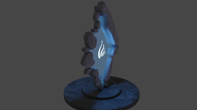 Mystical portal 3D Model .c4d .max .obj .3ds .fbx .stl .blend 