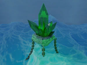 Kryształowy ocean Model 3D