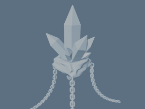 Crystal ocean 3D Model