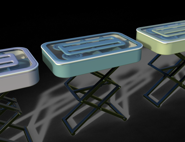 Table lunch box 3D Model .c4d .max .obj .3ds .fbx .stl .blend 