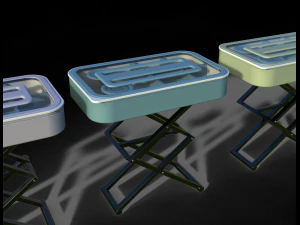 टेबल लंच बॉक्स 3D मॉडल