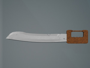 Game ready low poly sword 3D Model