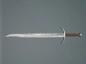 Game ready low poly sword 3D Model