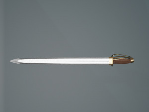 Game ready low poly sword 3D Модель