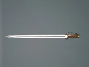 Game ready low poly sword 3D Model