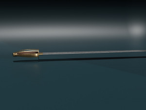 Game ready low poly sword 3D Модель